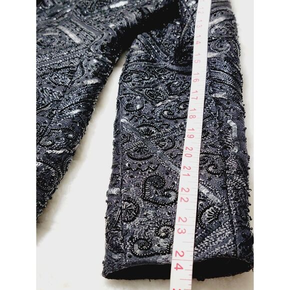 Vintage DeWilde Koos New York Sequin & Seed Bead Jacket Women's Size 14 - Picture 10 of 12